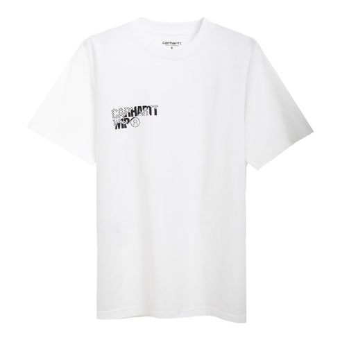 Carhartt WIP S/S Jalou C T-Shirt White/Black 033944 Degli Uberti
