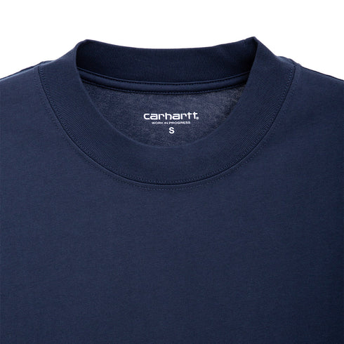 Carhartt WIP S/S Link Script T-Shirt Blue/White I031373.00A.XX.06