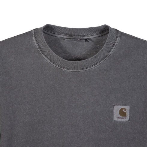 Carhartt WIP S/S Nelson T-Shirt Charcoal Garment Dyed I029949.1YE.GD.03 Degli Uberti