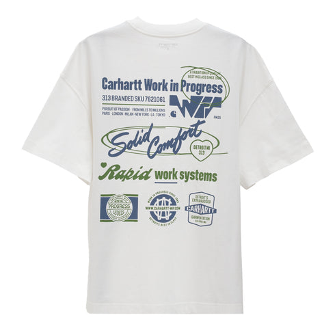 Carhartt WIP S/S Networks T-Shirt White I035624 Back Degli Uberti