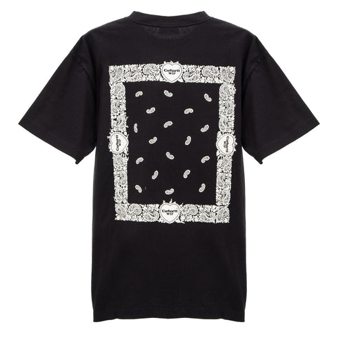 Carhartt WIP S/S Paisley T-Shirt Black/Wax I032439.1SQ.06 Degli Uberti