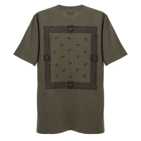 Carhartt WIP S/S Paisley T-Shirt Plant/Black I032439.1SQ.06 Degli Uberti