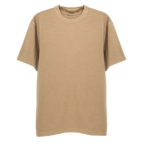 Carhartt WIP S/S Taos T-Shirt Sable Garment Dyed I032847.1Y1.GD.03 Degli Uberti