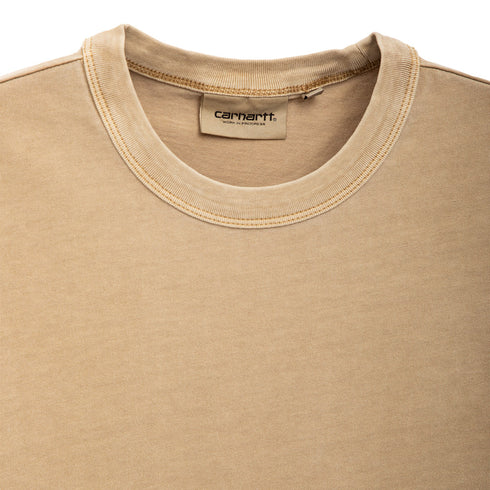Carhartt WIP S/S Taos T-Shirt Sable Garment Dyed I032847.1Y1.GD.03 Degli Uberti