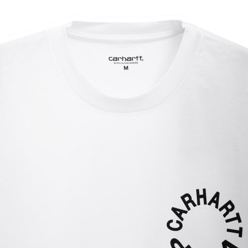 Carhartt WIP S/S Work Varsity T-Shirt White/Black I032425.00A.XX Degli Uberti