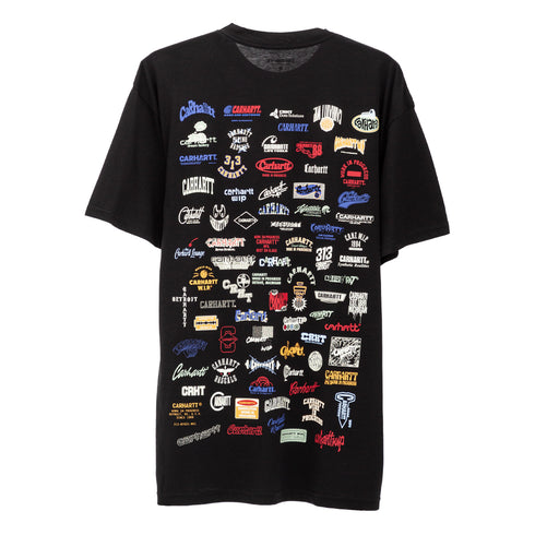 Carhartt Wip S/S Logo T-Shirt Black I034643 4068584116513 Back Degli Uberti