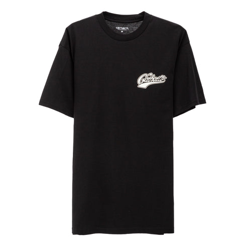 Carhartt Wip S/S Logo T-Shirt Black I034643 4068584116513 Front Degli Uberti