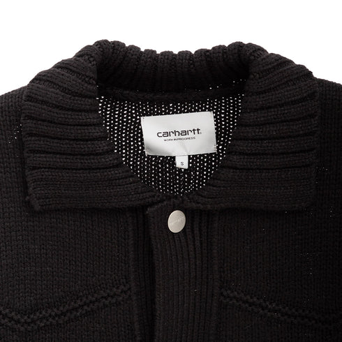 Carhartt WIP Santa Fe Cardigan Black I034495 Degli Uberti