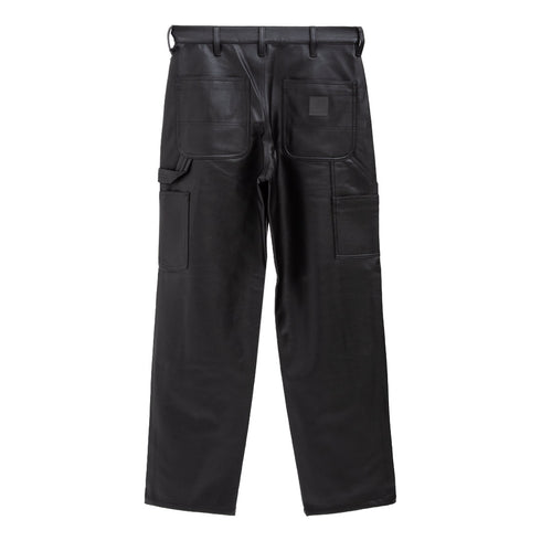 Carhartt WIP Single Knee Leather Pant Black 034446 Degli Uberti