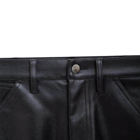 Carhartt WIP Single Knee Leather Pant Black 034446 Degli Uberti