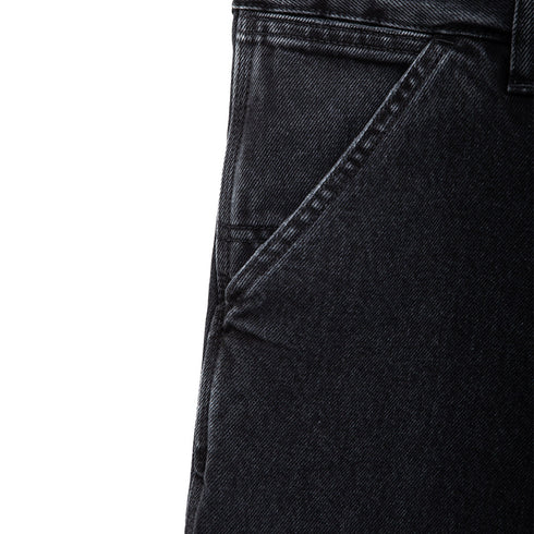 Carhartt WIP Single Knee Pant Black Stone Washed I032024.01.06.32 Degli Uberti