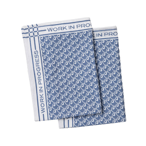 Carhartt WIP Tea Towel Set White/Blue I034143 Degli Uberti
