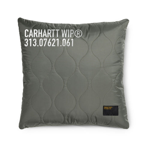 Carhartt WIP Tour Quilted Pillow Smoke Green/Reflective I032491.1X3.XX.06 Degli Uberti