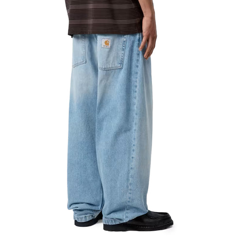 Carhartt WIP Brandon Pant Blue Heavy Worn Bleched I035893 degliuberti 3