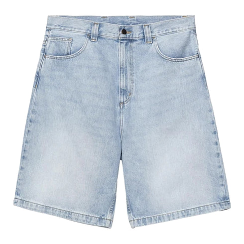Carhartt WIP Brandon Short Blue Heavy Worn Wash 1031921 degliuberti 2