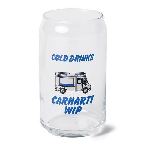 Carhartt WIP Cold Drinks Can Glass Clear 1036425 degliuberti 1
