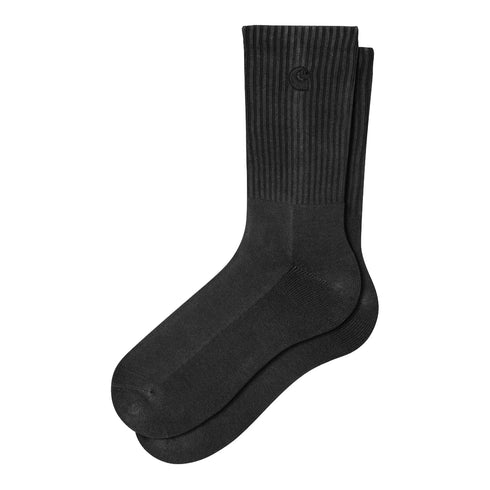 Carhartt WIP Hudson Socks Black Chalk Wash I035135 degliuberti 1