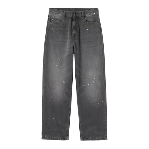 Carhartt WIP Landon Pant Black Destroy Wash Splatter 1034733 degliuberti 2