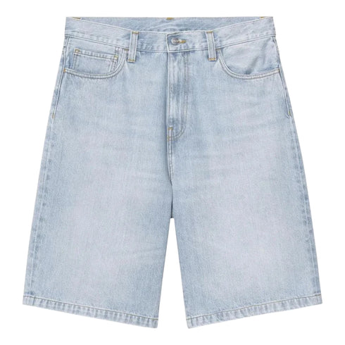 Carhartt WIP Landon Short Blue Heavy Worn Bleached I036587 degliuberti 2