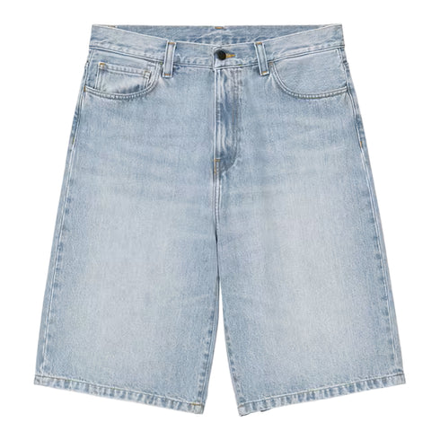 Carhartt WIP Langdon Short Blue Heavy Worn Bleached 1030469 degliuberti 2