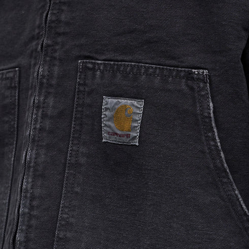 Carhartt WIP OG Arcan Jacket Black/Black Destroy Wash I036867 degliuberti 4