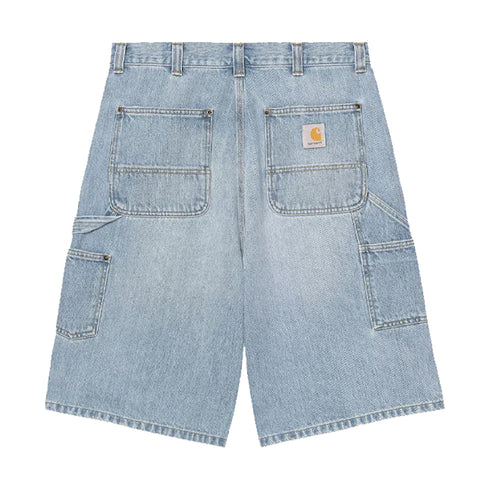 Carhartt WIP OG Double Knee Short Blue Heavy Worn Bleached I036590 degliuberti 1