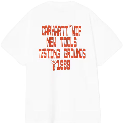 Carhartt WIP S/S Blocks T-Shirt White I036231 degliuberti 2