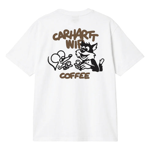 Carhartt WIP S/S Coffee Break T-Shirt White I037446 degliuberti 2