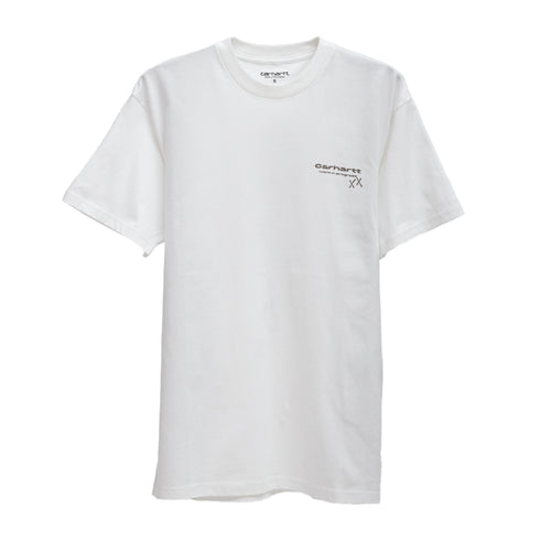 Carhartt WIP S/S Garble T-Shirt White I036006 degliuberti 1