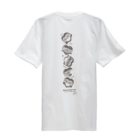 Carhartt WIP S/S Garble T-Shirt White I036006 degliuberti 2