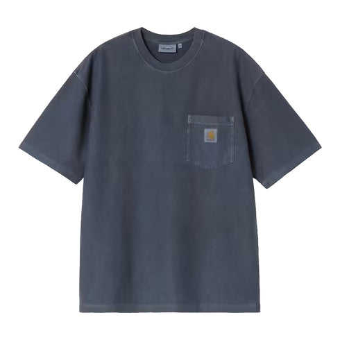 Carhartt WIP S/S Loose Pocket T-Shirt Dark Navy Garment Dyed 1036863 degliuberti 1