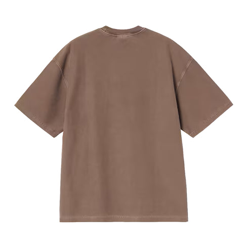 Carhartt WIP S/S Loose Pocket T-Shirt Tobacco Garment Dyed 1036863 degliuberti 2