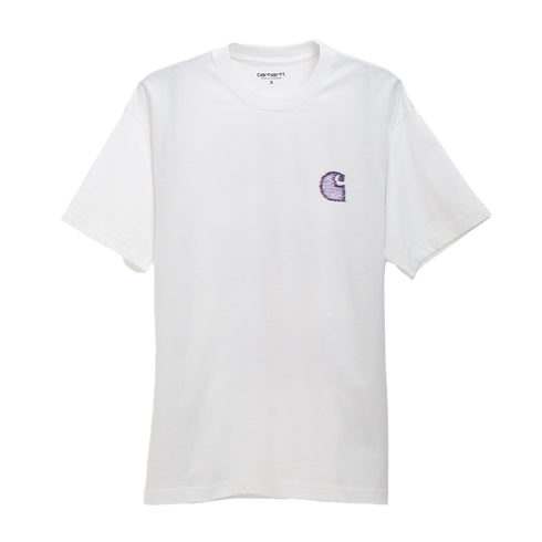 Carhartt WIP S/S Mind Your Head T-Shirt White I036000 degliuberti 1