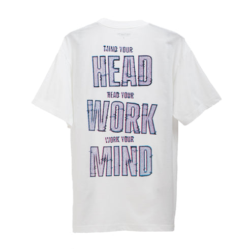 Carhartt WIP S/S Mind Your Head T-Shirt White I036000 degliuberti 2