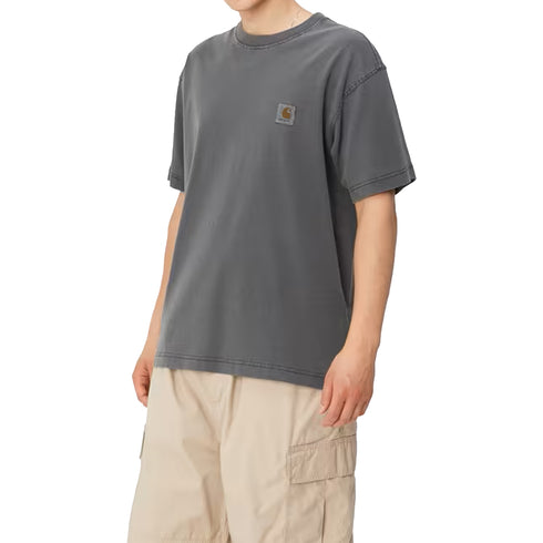 Carhartt WIP S/S Nelson T-Shirt Black Garment Dyed 1029949 degliuberti 3