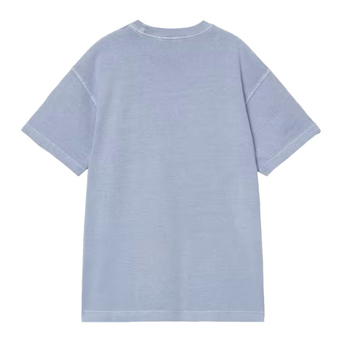 Carhartt WIP S/S Nelson T-Shirt Gentle Blue Garment Dyed 1029949 degliuberti 2