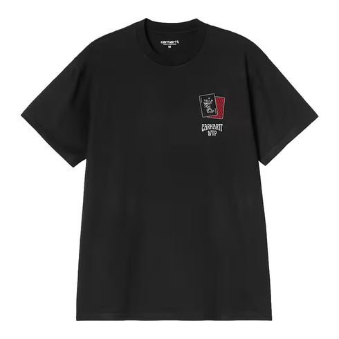 Carhartt WIP S/S Playing Cards T-Shirt Black 1036895 degliuberti 1
