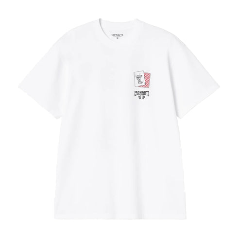 Carhartt WIP S/S Playing Cards T-Shirt White 1036895 degliuberti 1