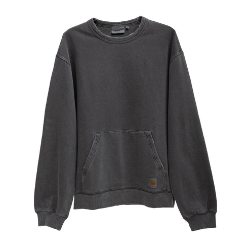 Carhartt WIP Torion Sweatshirt Black Grind Wash I036054 degliuberti 1