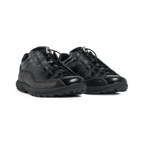 Diemme Licata Black Crackled Patent Leather DI26SPAMM-M05T001BLK-1 degliuberti 2