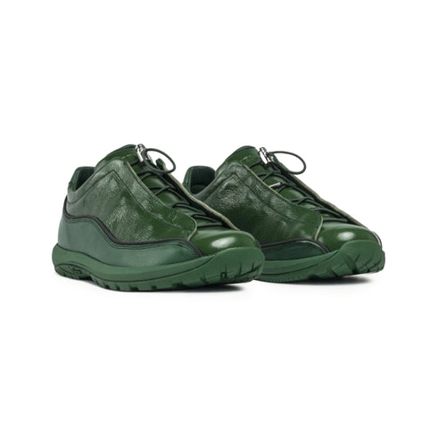 Diemme Licata Green Crackled Patent Leather DI26SPAMM-M05T001DKG degliuberti 2