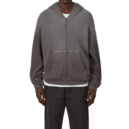 ROA Hiking - Bee Sun Faded Organic Waffle Zip Up Hoodie