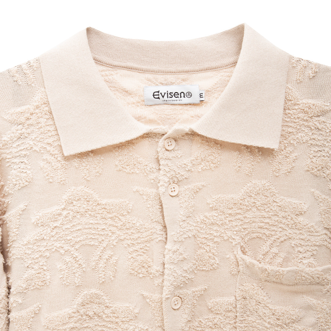 Blossom Emboss Jacquard Shirt