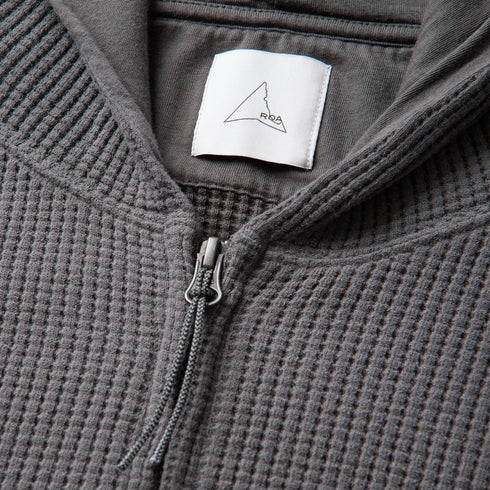 ROA Hiking - Bee Sun Faded Organic Waffle Zip Up Hoodie