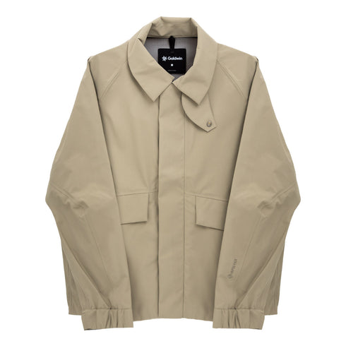 Goldwin Gore-Tex Connector Jacket Oak Beige GL04128 Front Degli Uberti