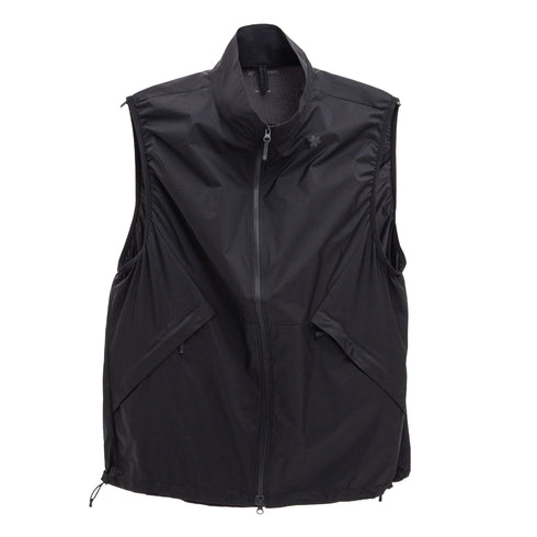 Goldwin Pertex Equilibrium Wind Vest Black GL15147 4571657124242 Front Degli Uberti