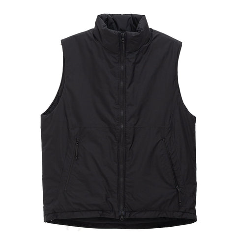 Goldwin WINDSTOPPER by GORE-TEX LABS Puffy Vest Black GL25332 4571657456541 Front Degliuberti