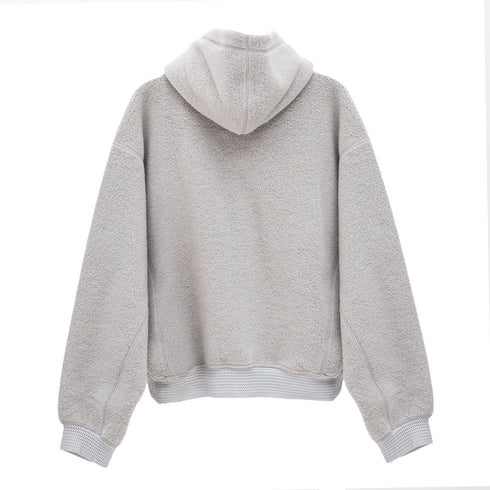 Goldwin WOOL FLEECE HOODIE Ash Grey GZ35303 4571657641299 Back Degliuberti