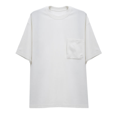 GOOPiMADE 3D-Form Pocket Tee White M_model-01 Degli Uberti