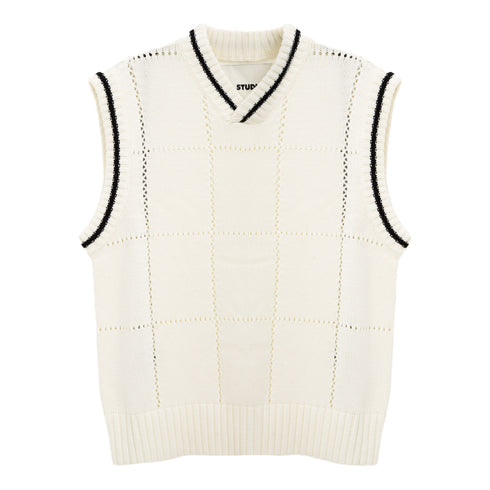Hal Studios HS Knit Vest Off White S_HKV_SS24 Degli Uberti